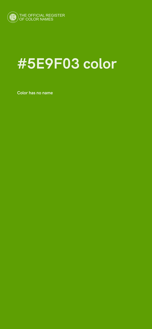 #5E9F03 color image