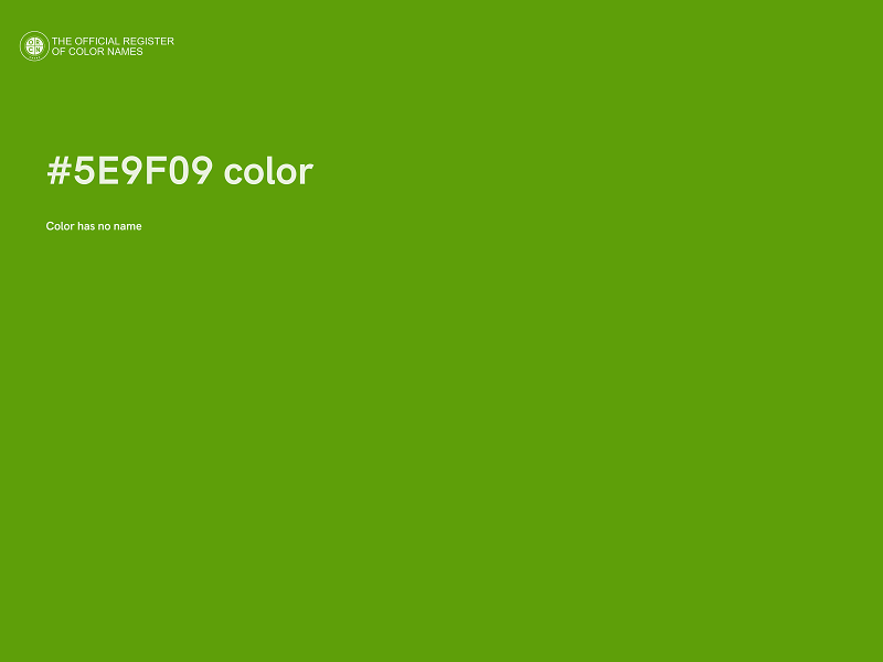 #5E9F09 color image