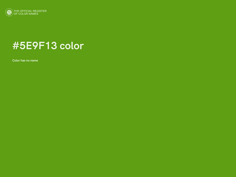 #5E9F13 color image