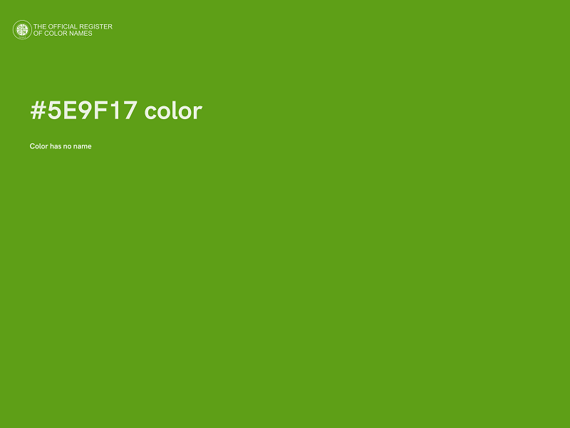 #5E9F17 color image