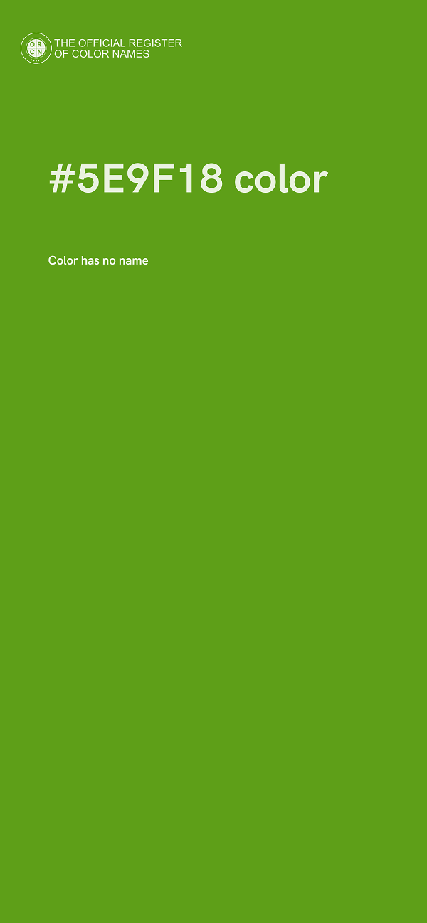 #5E9F18 color image