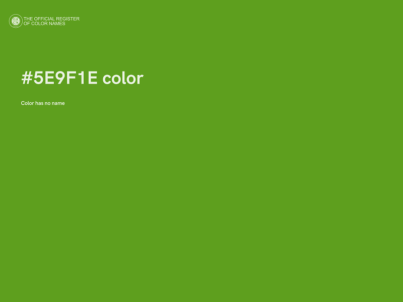 #5E9F1E color image