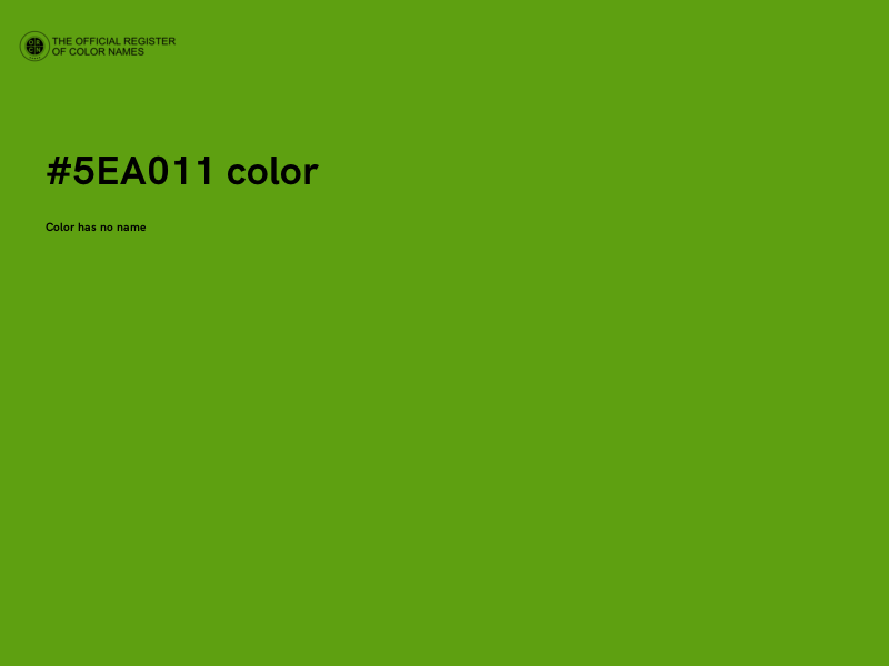 #5EA011 color image