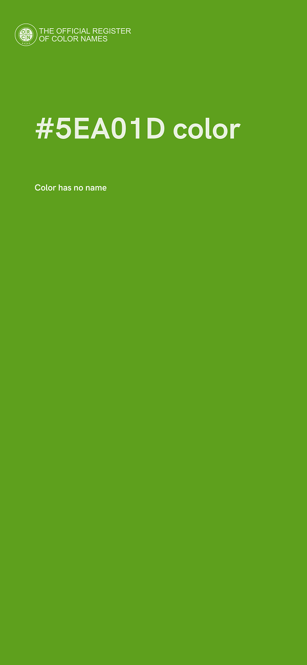 #5EA01D color image