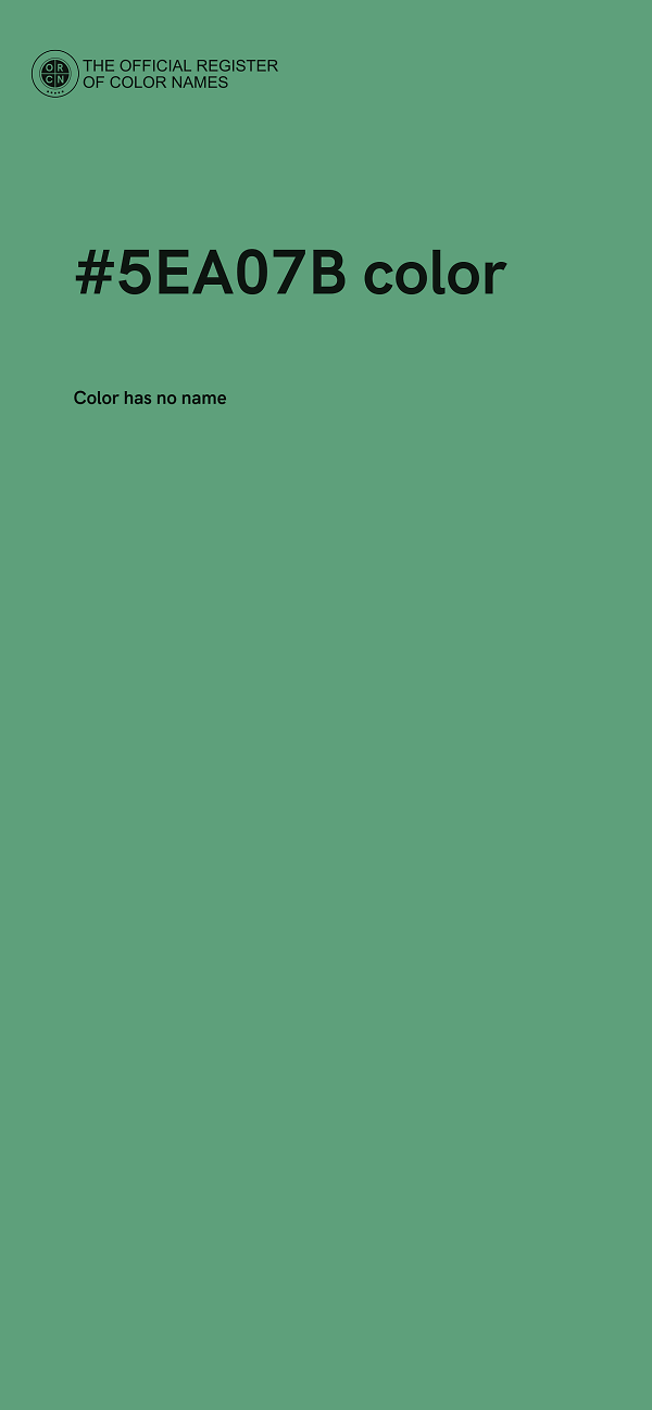 #5EA07B color image