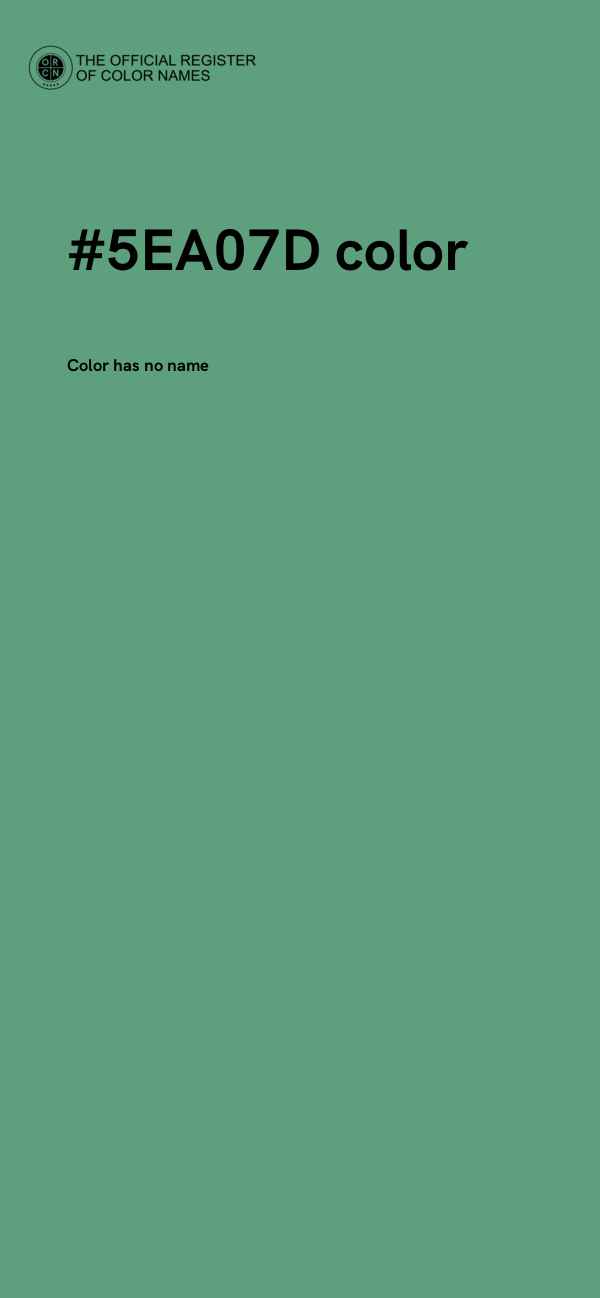 #5EA07D color image