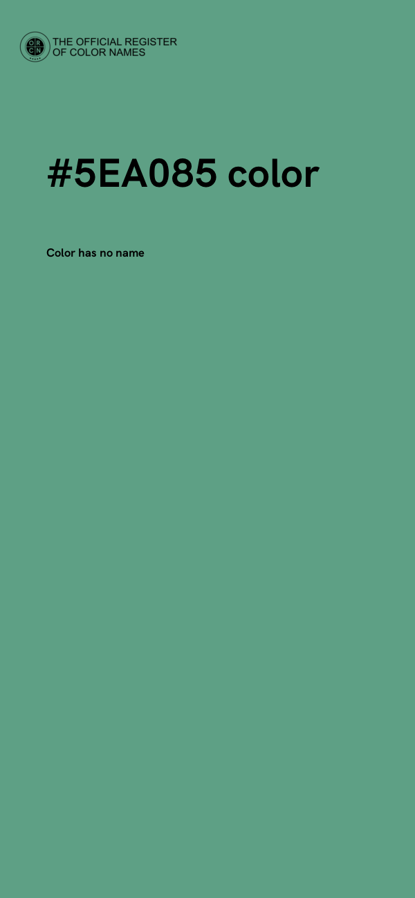 #5EA085 color image