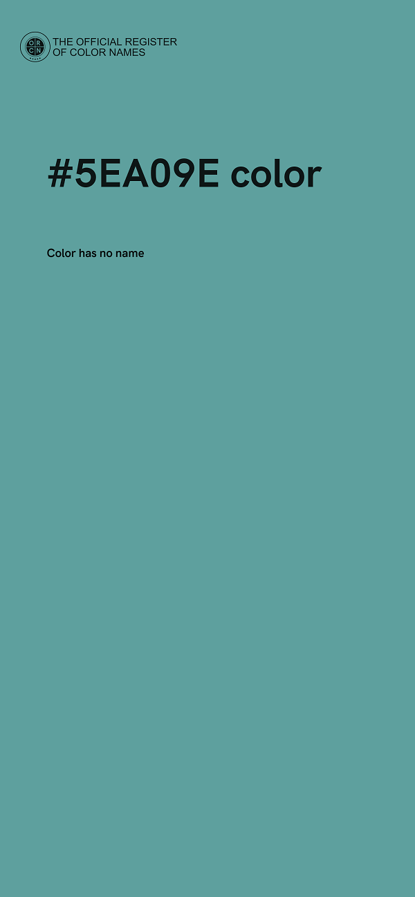 #5EA09E color image