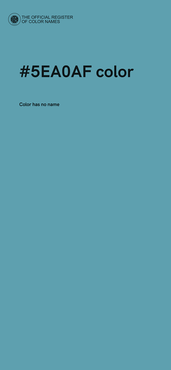 #5EA0AF color image