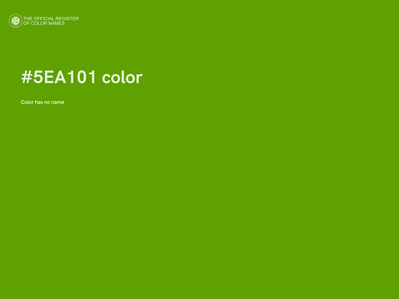 #5EA101 color image