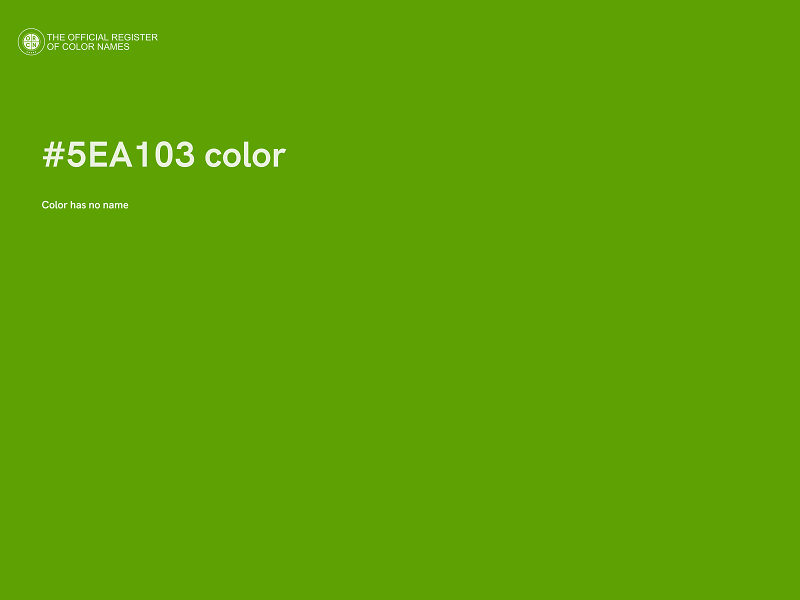 #5EA103 color image