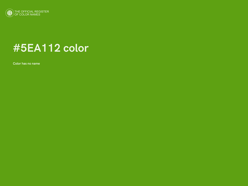 #5EA112 color image