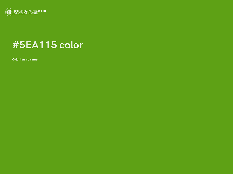 #5EA115 color image