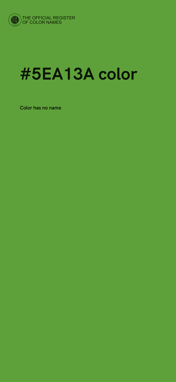 #5EA13A color image