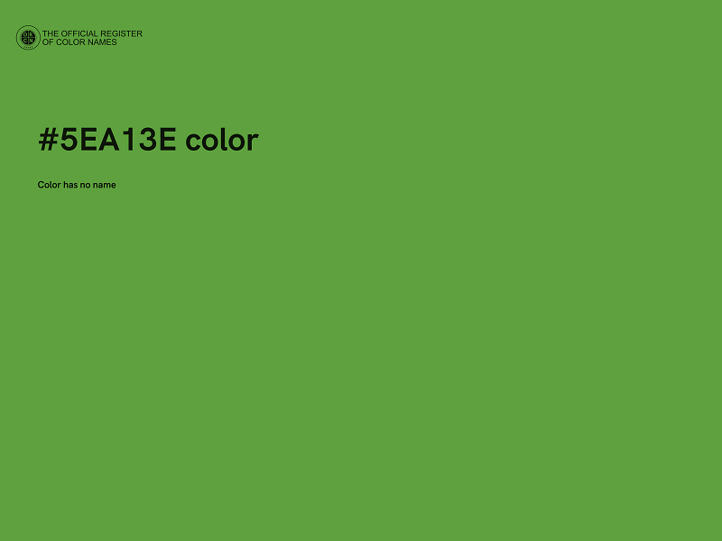 #5EA13E color image