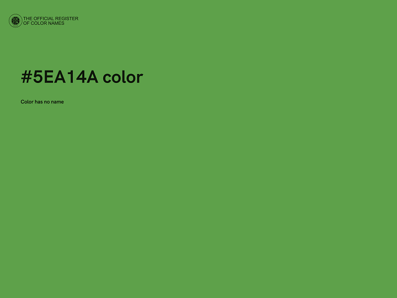 #5EA14A color image