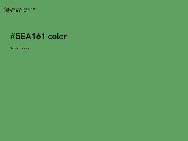 #5EA161 color image