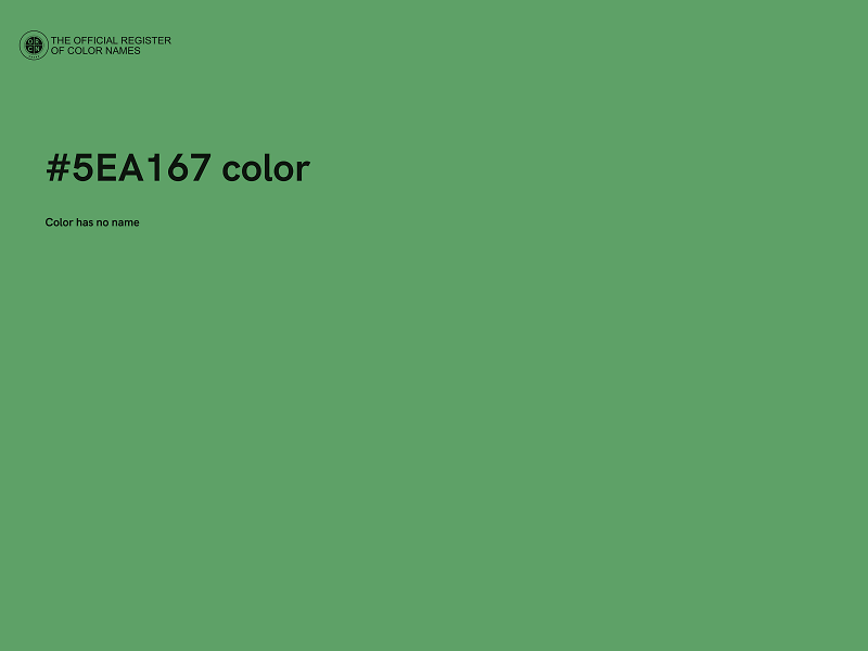 #5EA167 color image