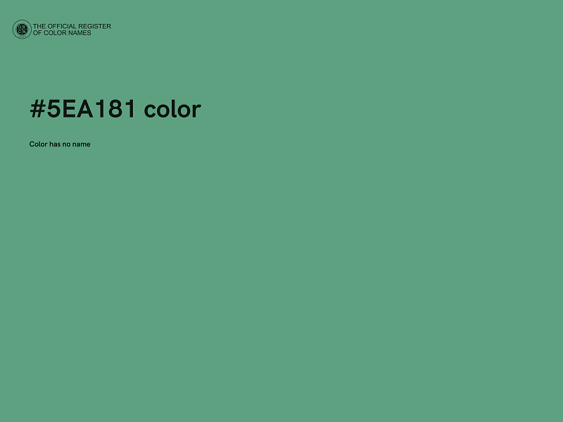 #5EA181 color image