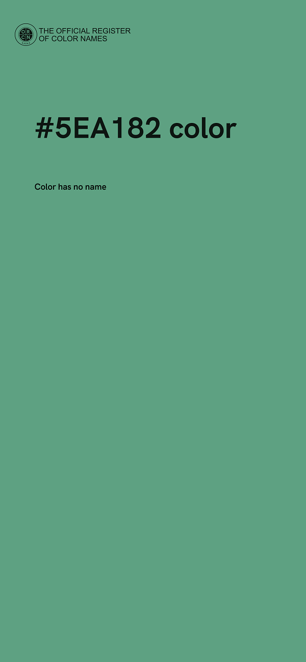 #5EA182 color image