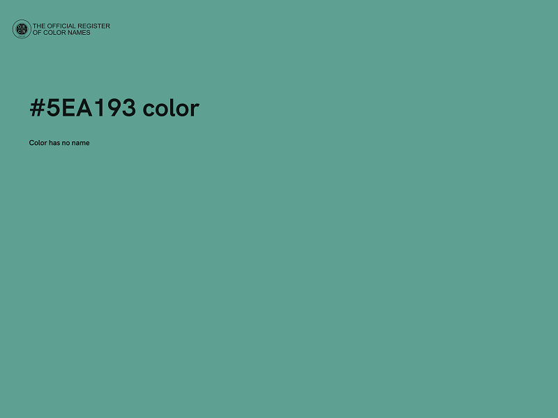 #5EA193 color image