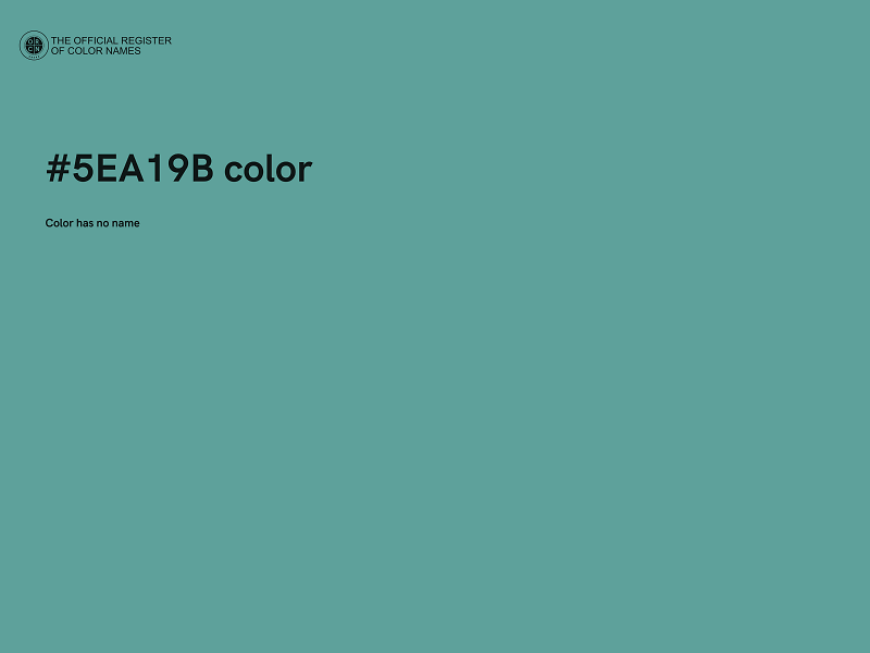 #5EA19B color image