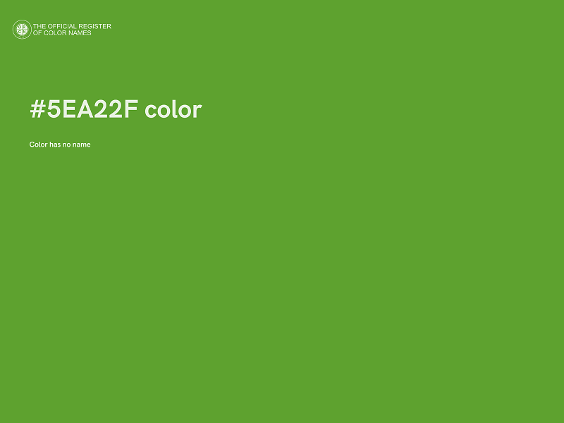 #5EA22F color image