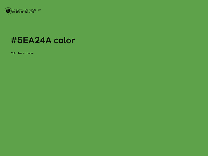 #5EA24A color image