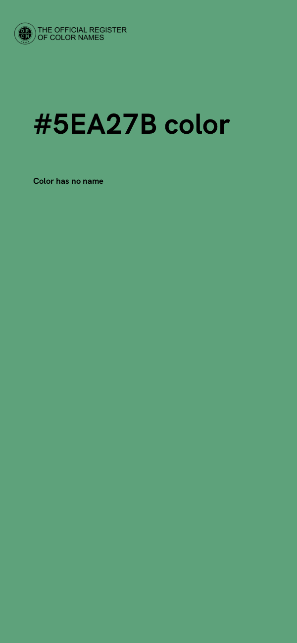 #5EA27B color image