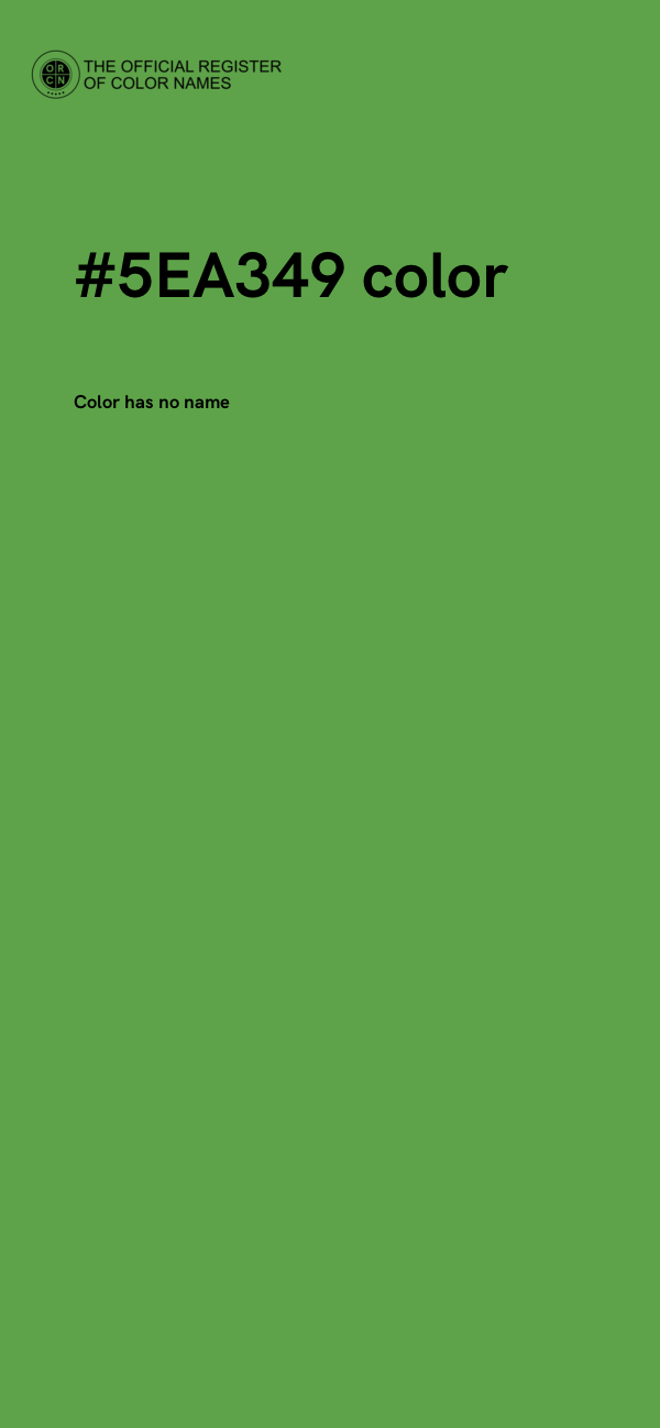 #5EA349 color image