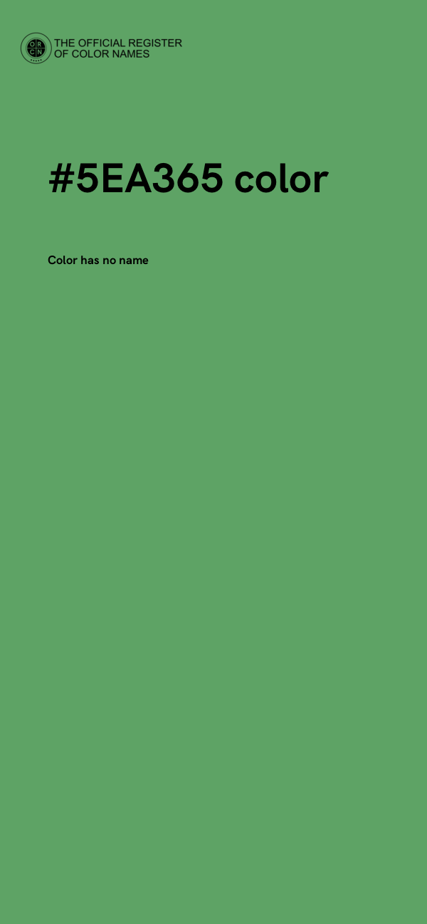 #5EA365 color image