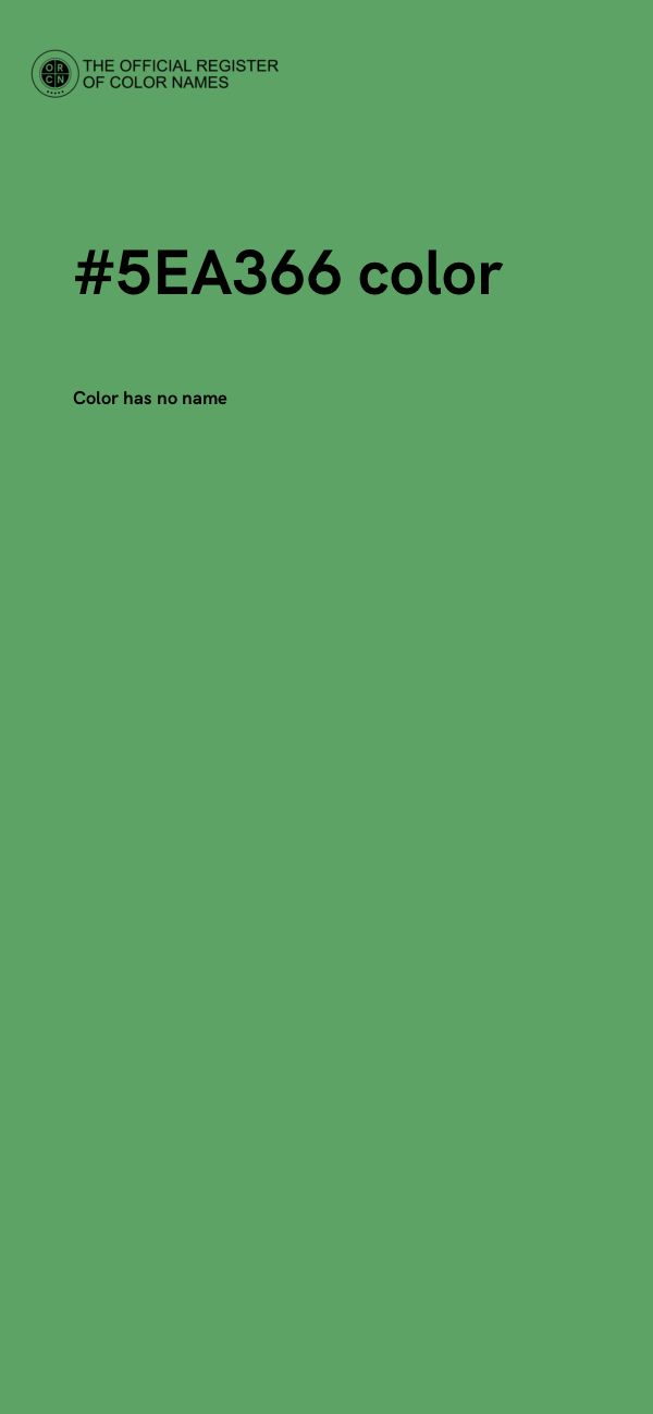 #5EA366 color image