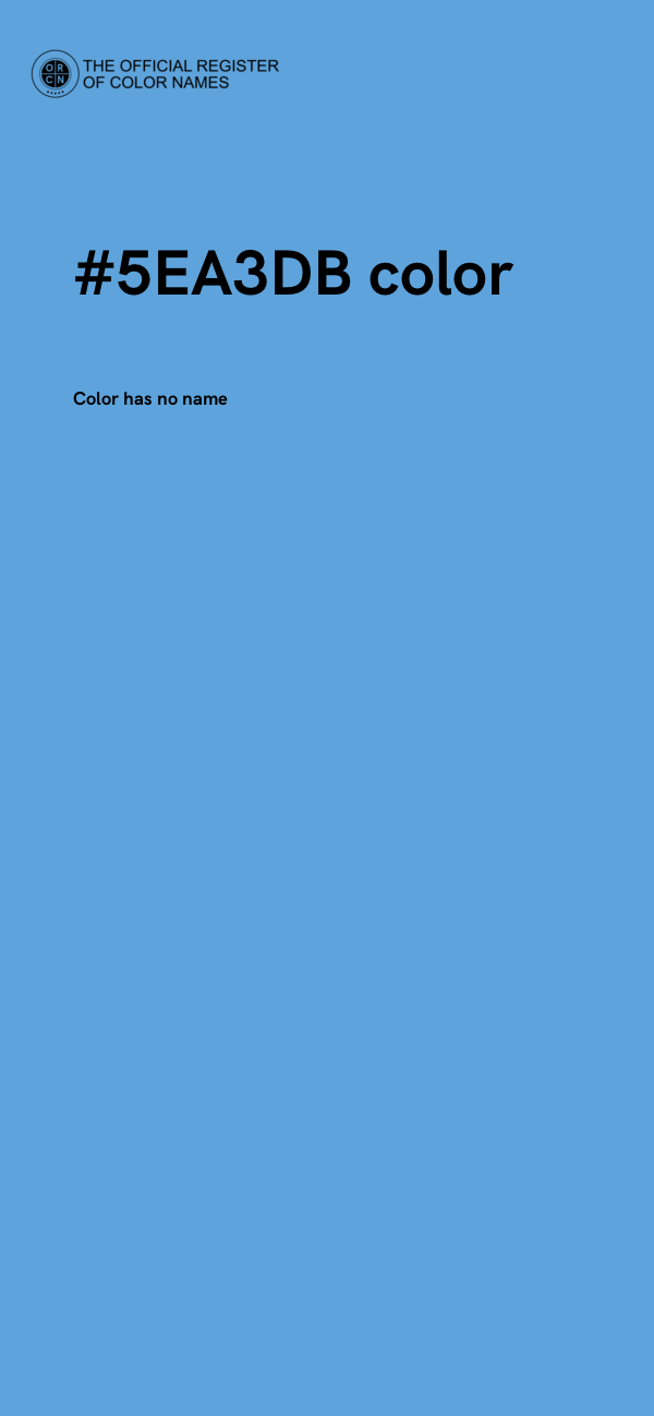 #5EA3DB color image