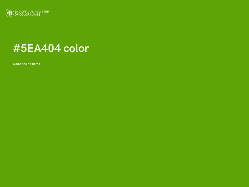 #5EA404 color image