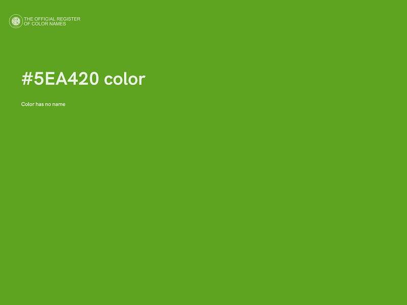 #5EA420 color image
