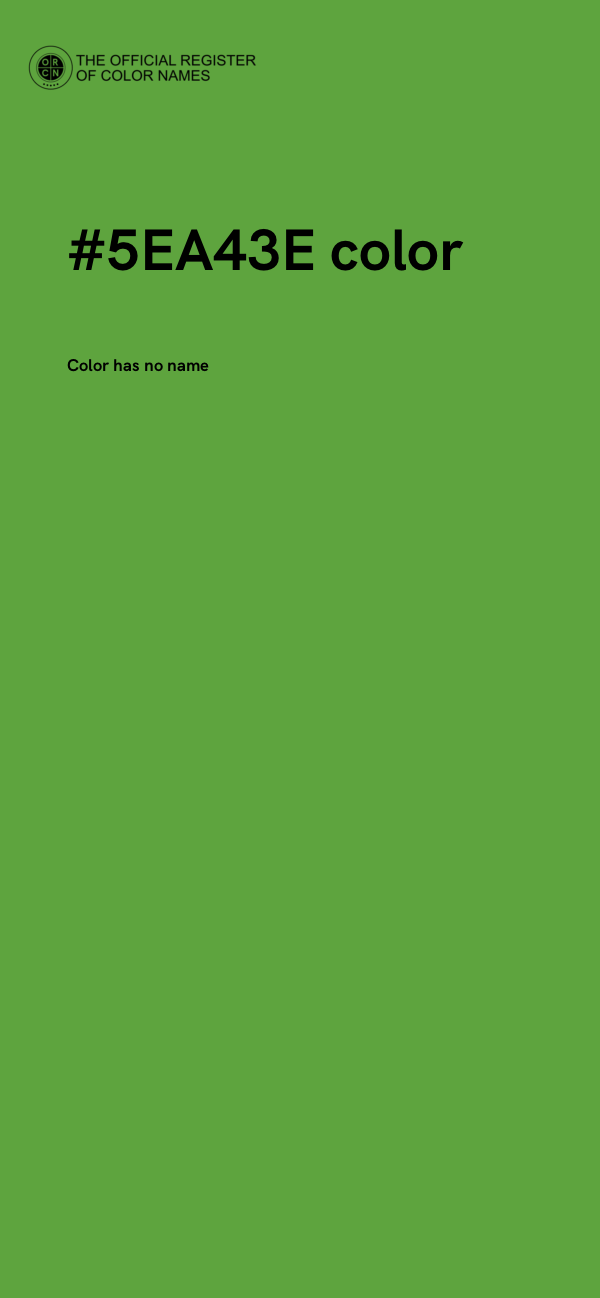 #5EA43E color image