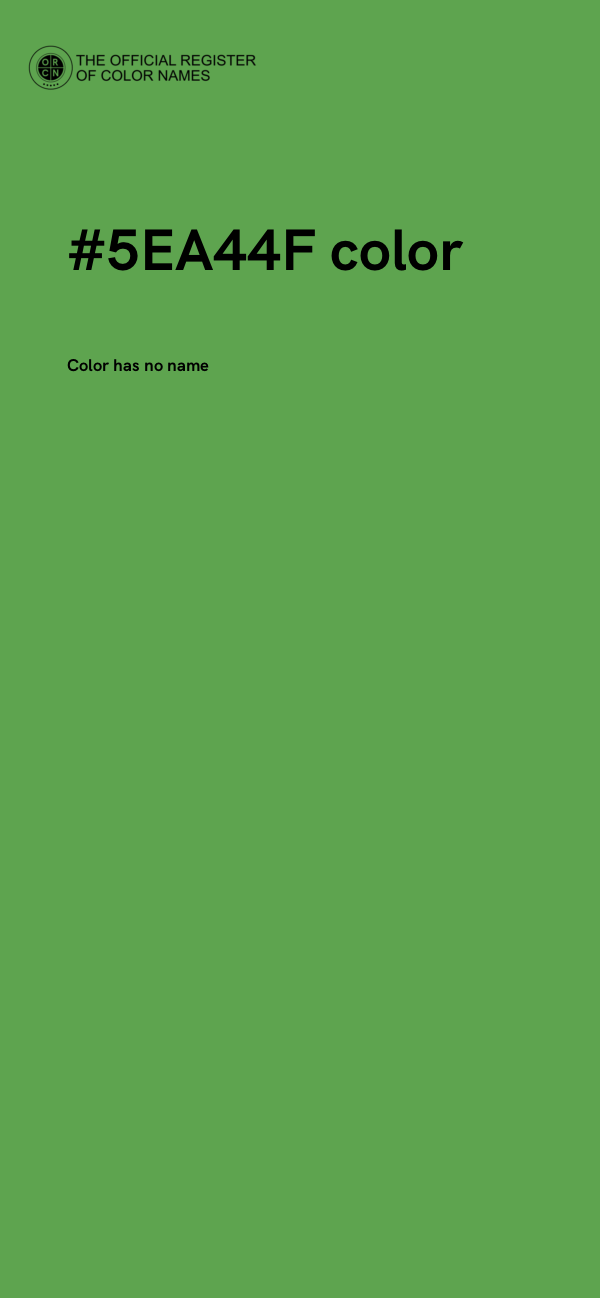 #5EA44F color image