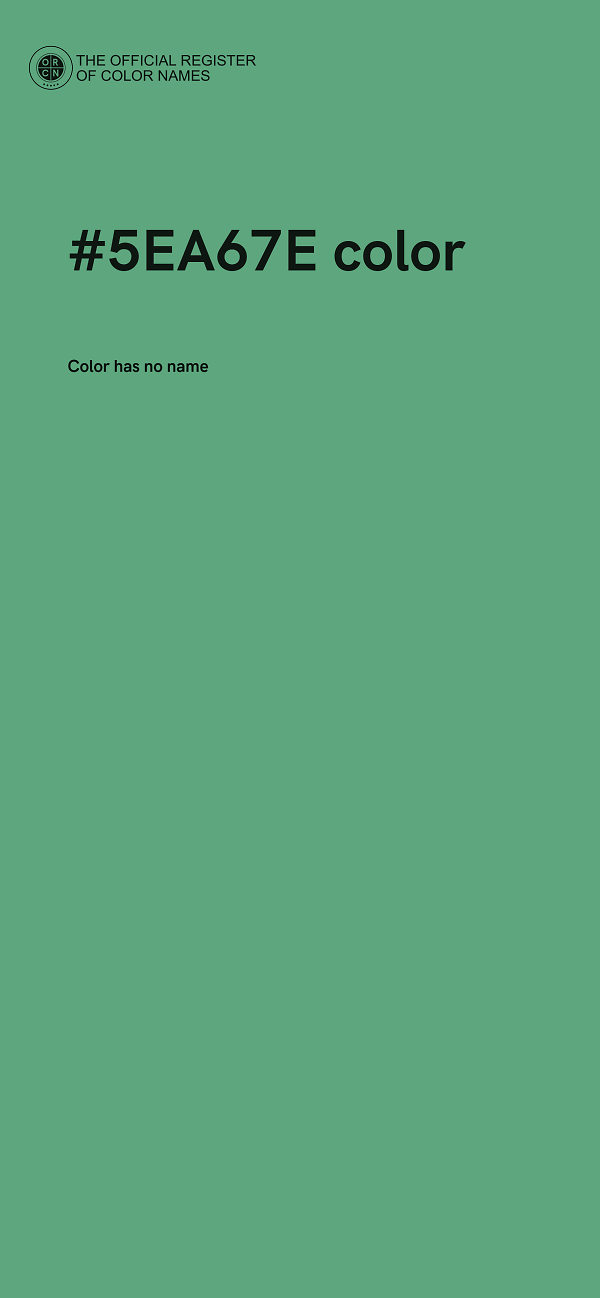 #5EA67E color image