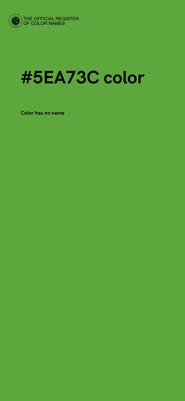 #5EA73C color image