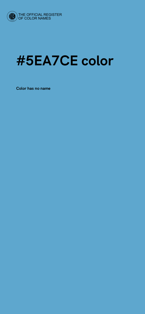 #5EA7CE color image