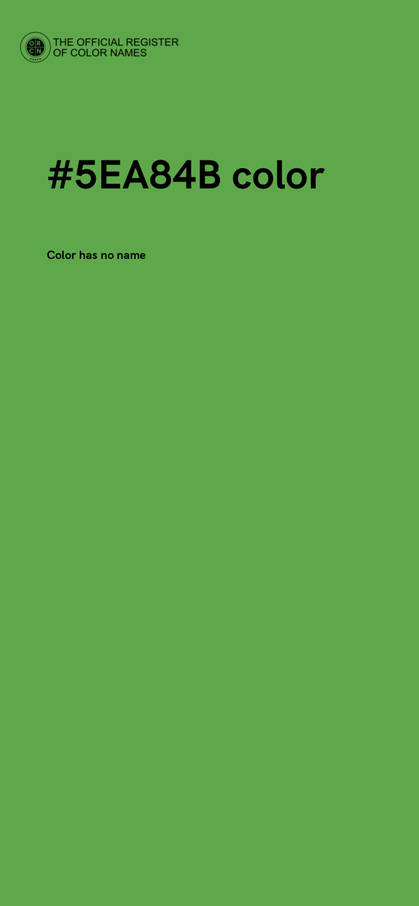 #5EA84B color image