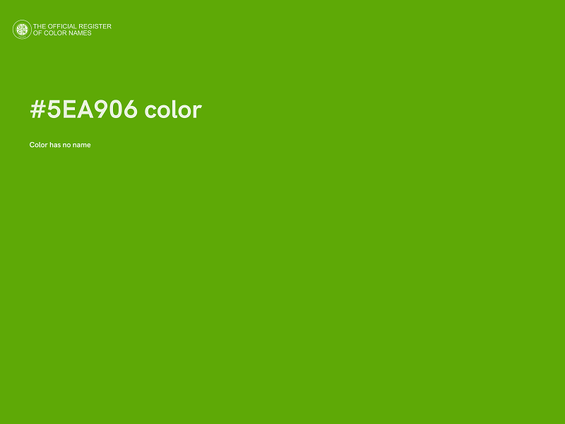 #5EA906 color image