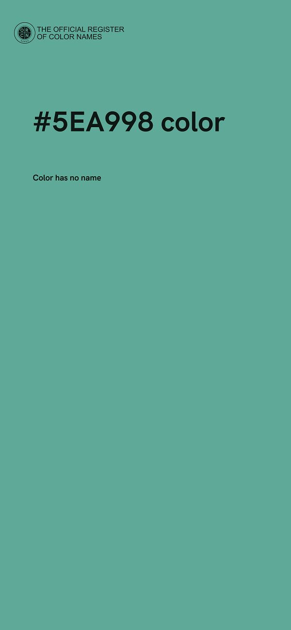 #5EA998 color image