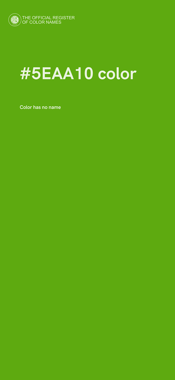 #5EAA10 color image