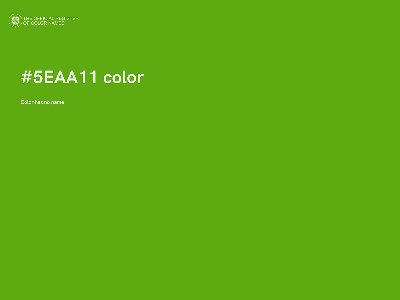 #5EAA11 color image