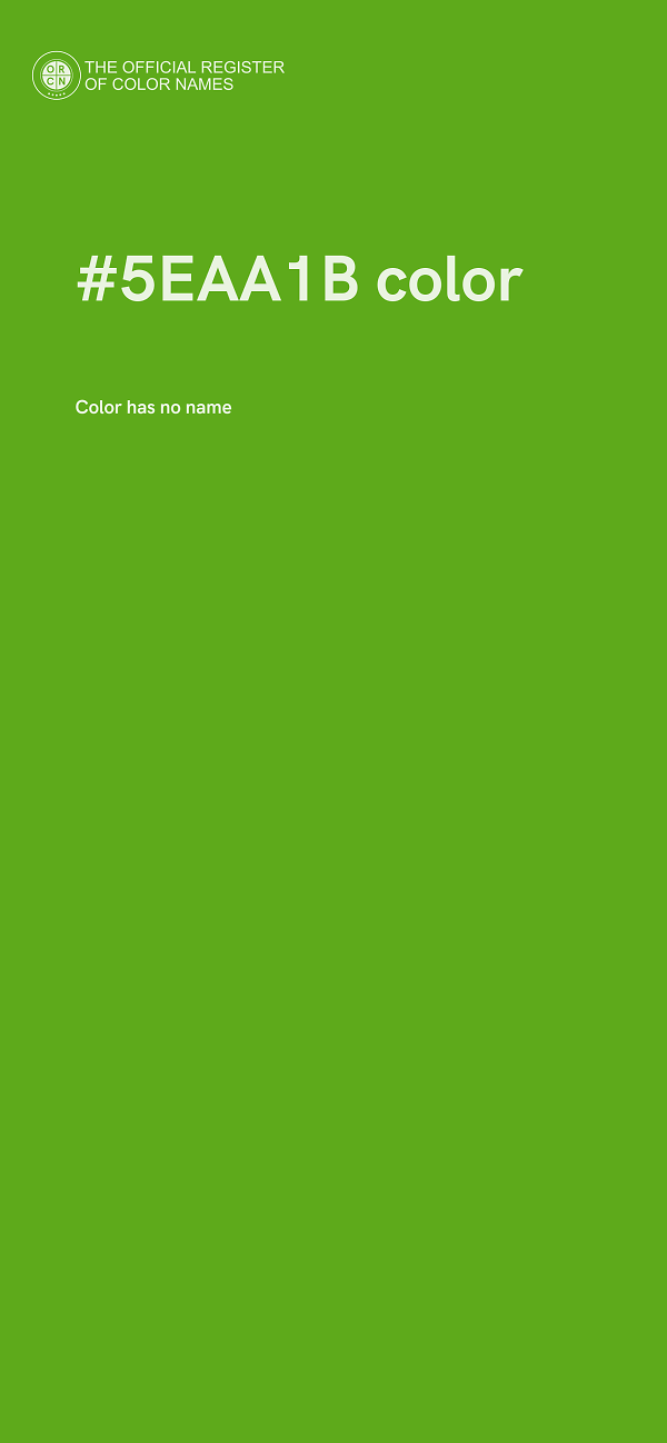 #5EAA1B color image