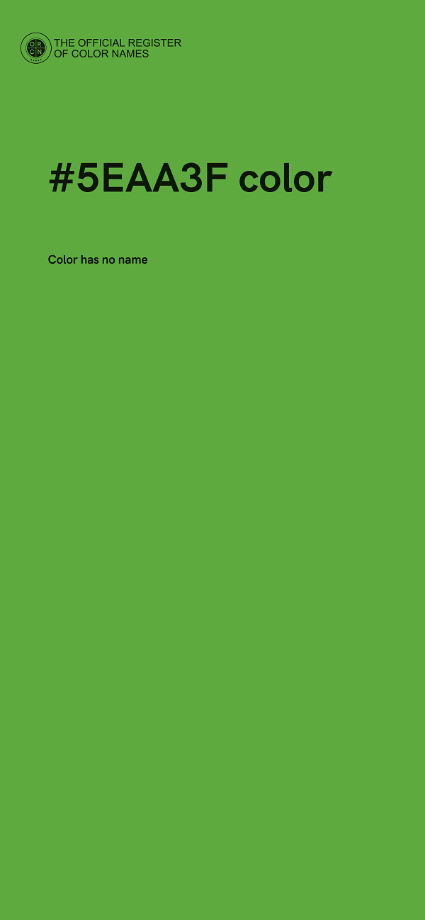 #5EAA3F color image