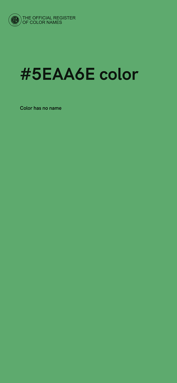 #5EAA6E color image
