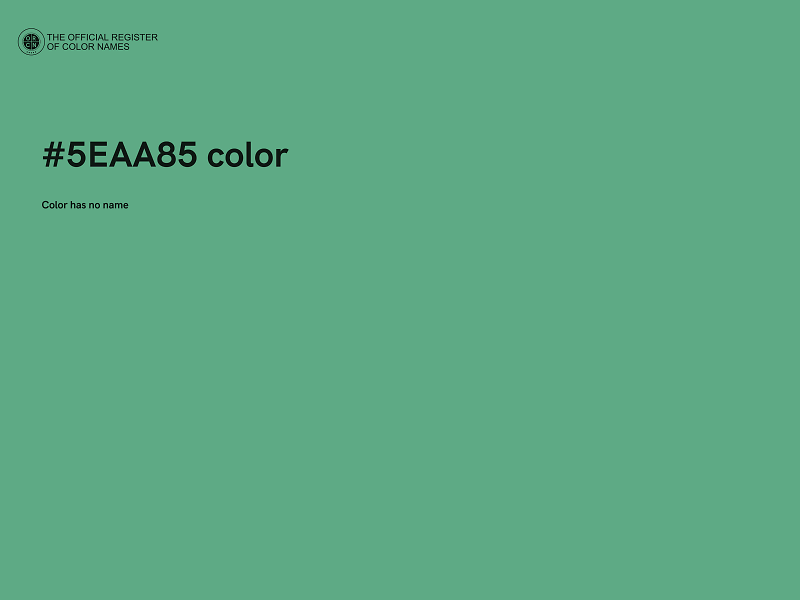 #5EAA85 color image