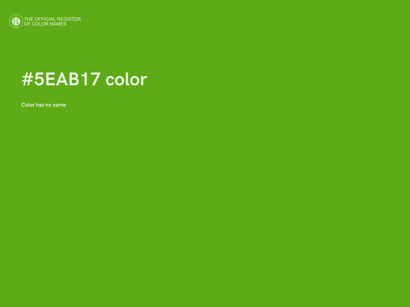 #5EAB17 color image